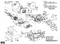 Bosch 0 601 556 001  Circular Hand Saw 110 V / Eu Spare Parts